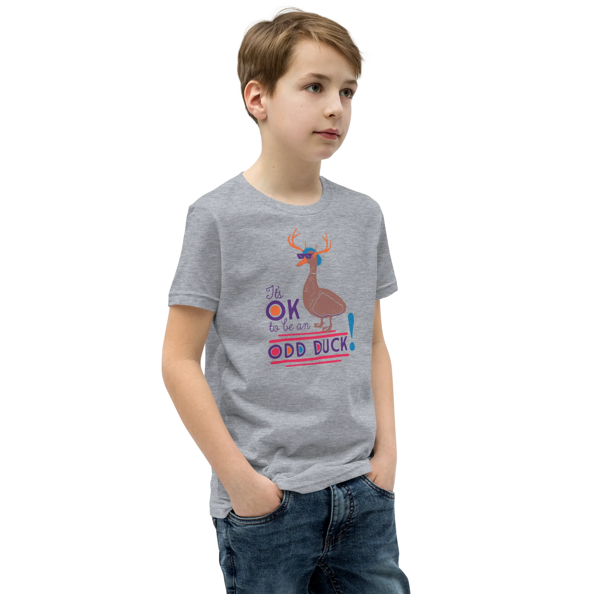 It's OK to be an Odd Duck! Youth Shirt (Brown Version) Youth T-Shirt