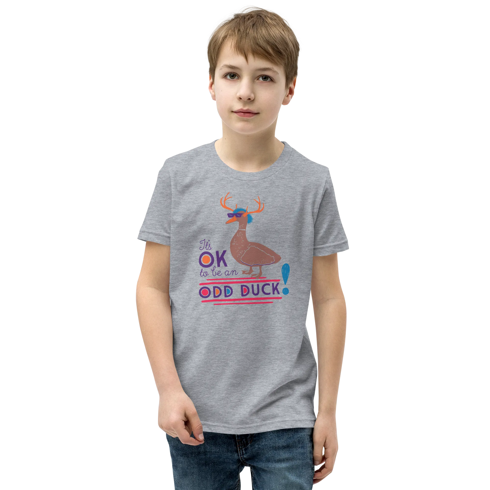 It's OK to be an Odd Duck! Youth Shirt (Brown Version) Youth T-Shirt
