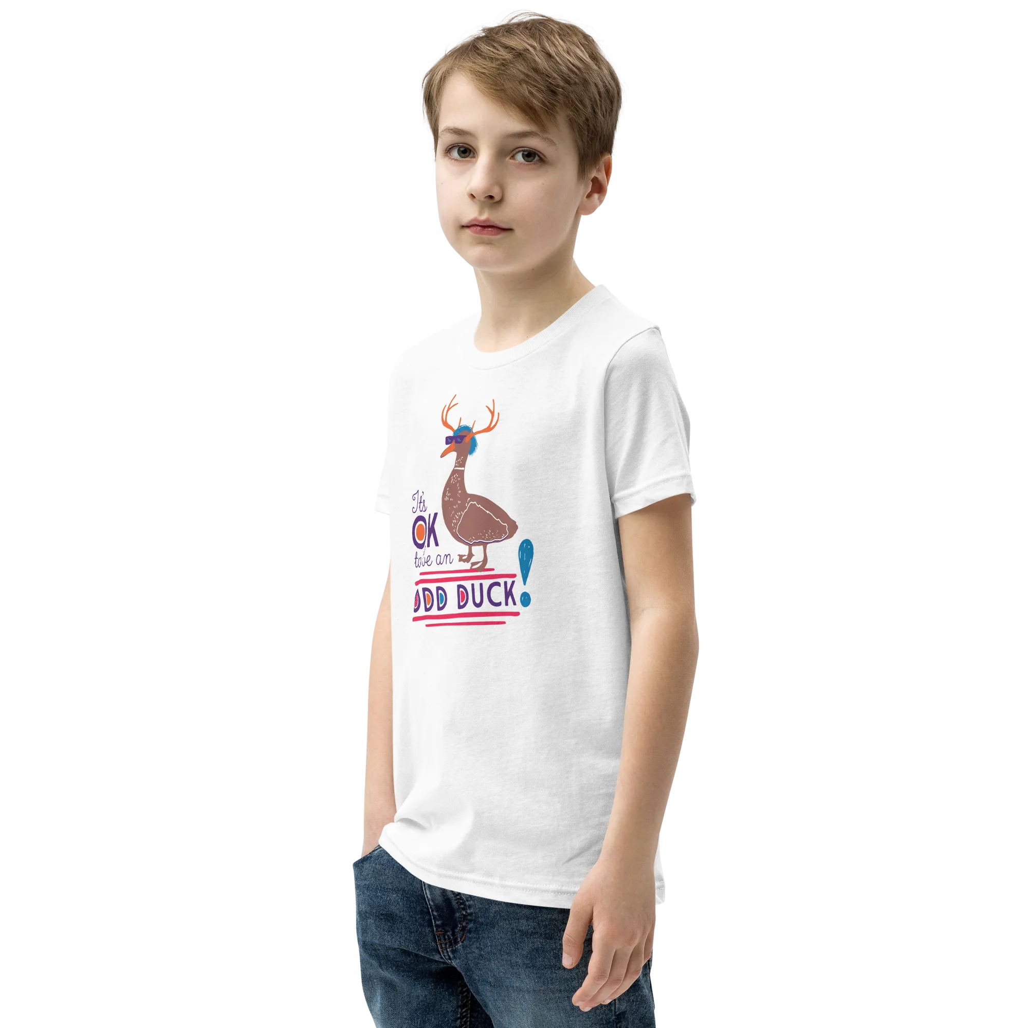 It's OK to be an Odd Duck! Youth Shirt (Brown Version) Youth T-Shirt