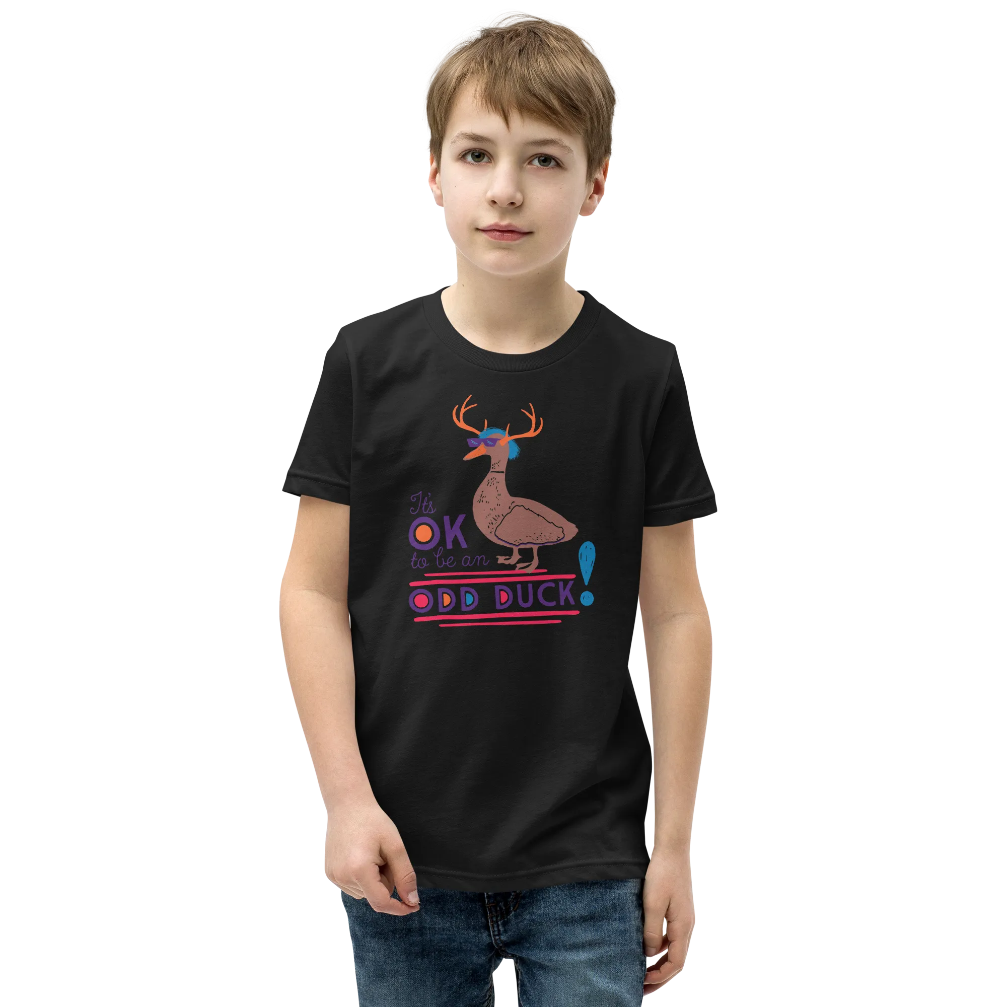 It's OK to be an Odd Duck! Youth Shirt (Brown Version) Youth T-Shirt