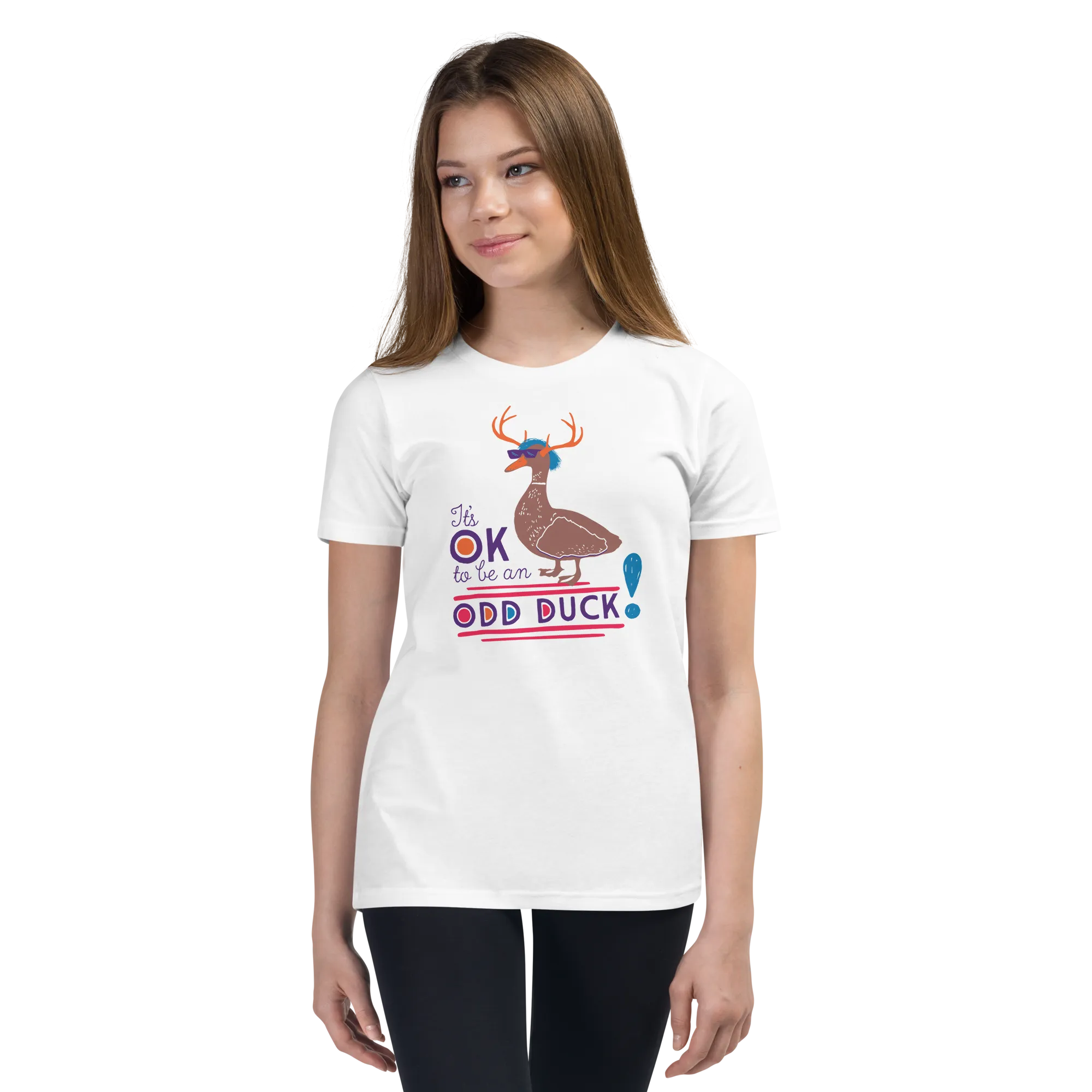 It's OK to be an Odd Duck! Youth Shirt (Brown Version) Youth T-Shirt