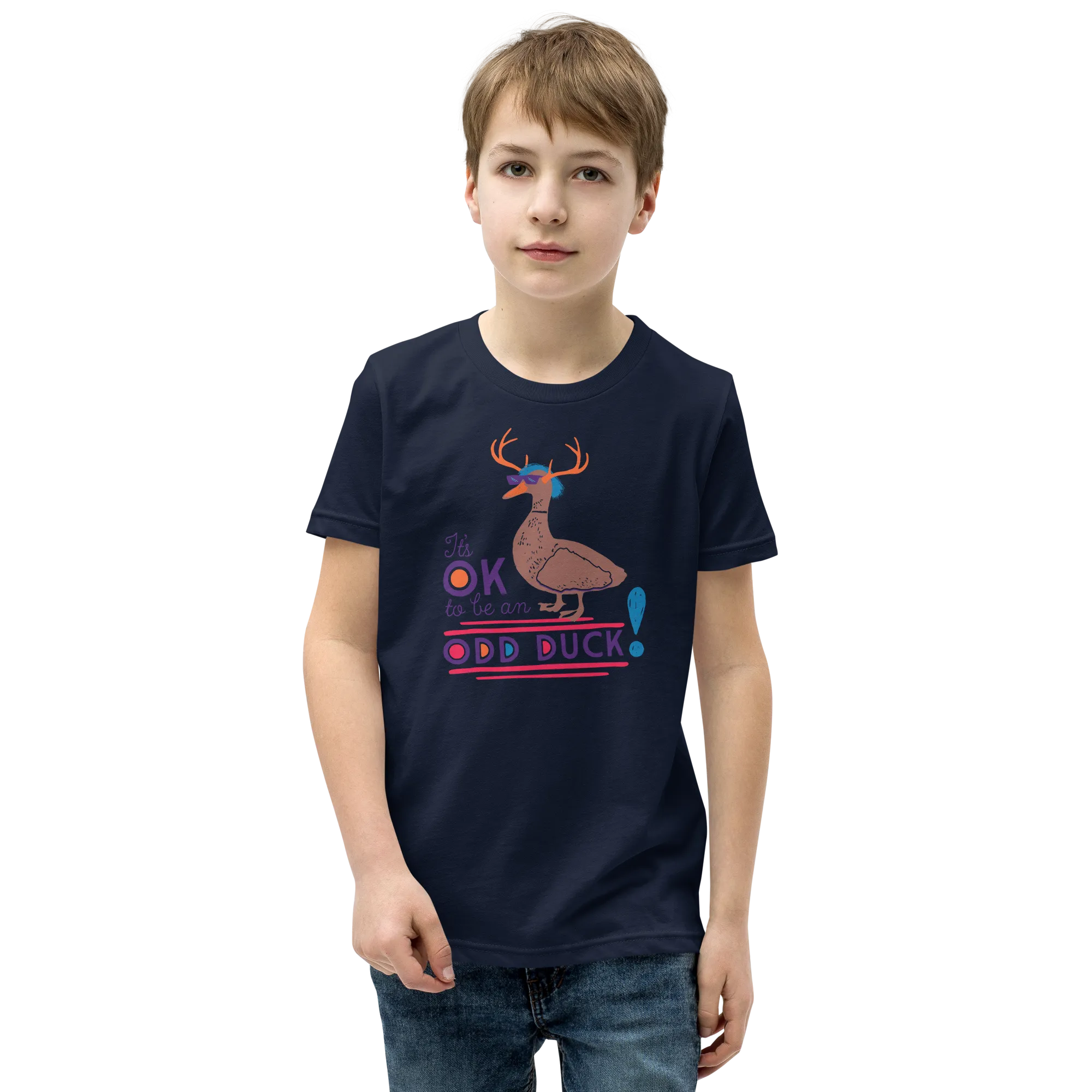 It's OK to be an Odd Duck! Youth Shirt (Brown Version) Youth T-Shirt