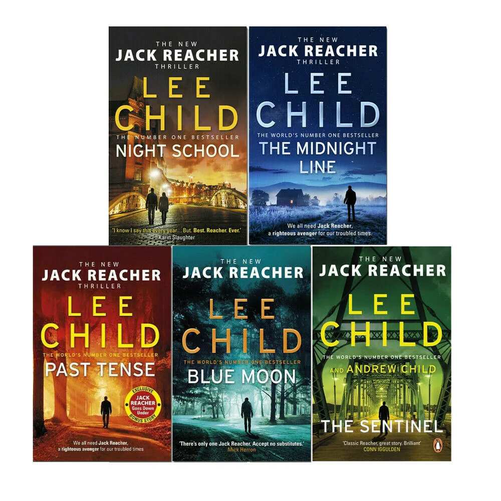 Jack Reacher book Series 21-25 Collection 5 Books Set by Lee Child Sentinel