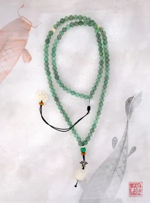 Jade Om Mala Necklace