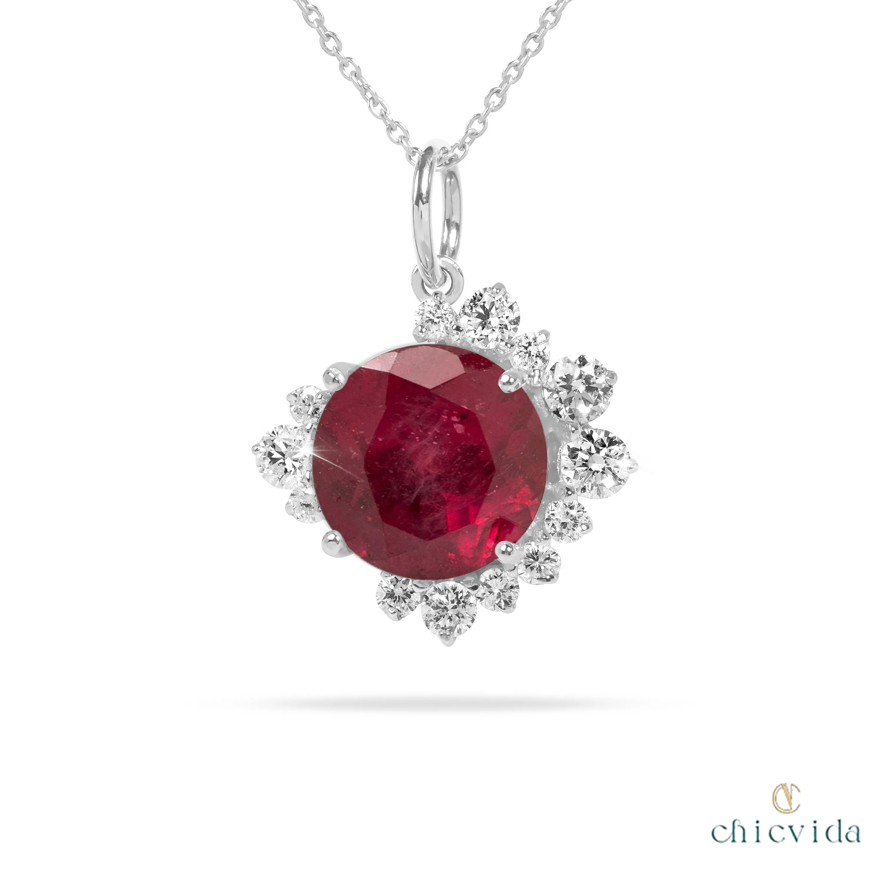 Jasmine Ruby Pendant