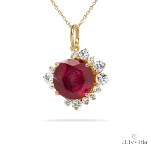 Jasmine Ruby Pendant