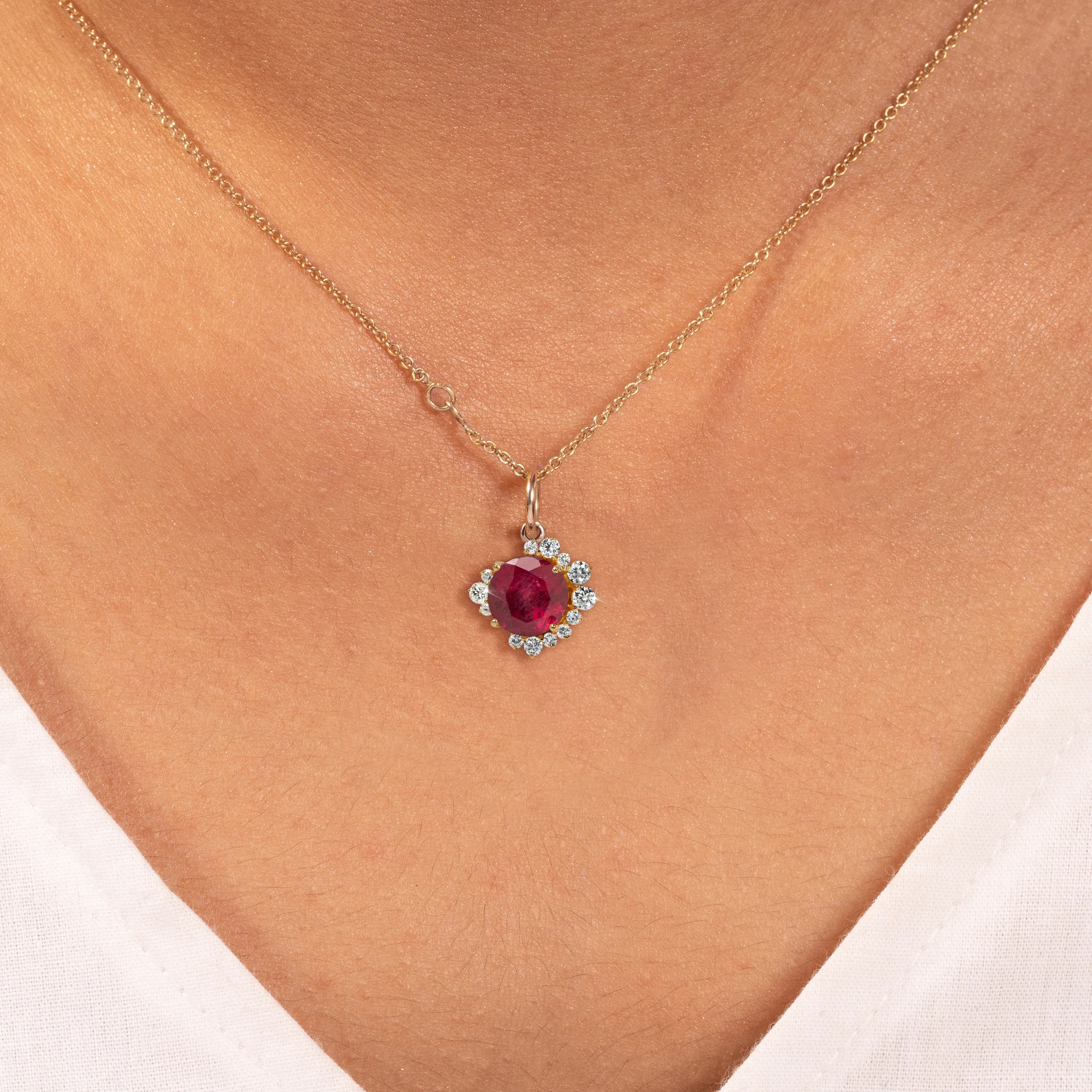Jasmine Ruby Pendant