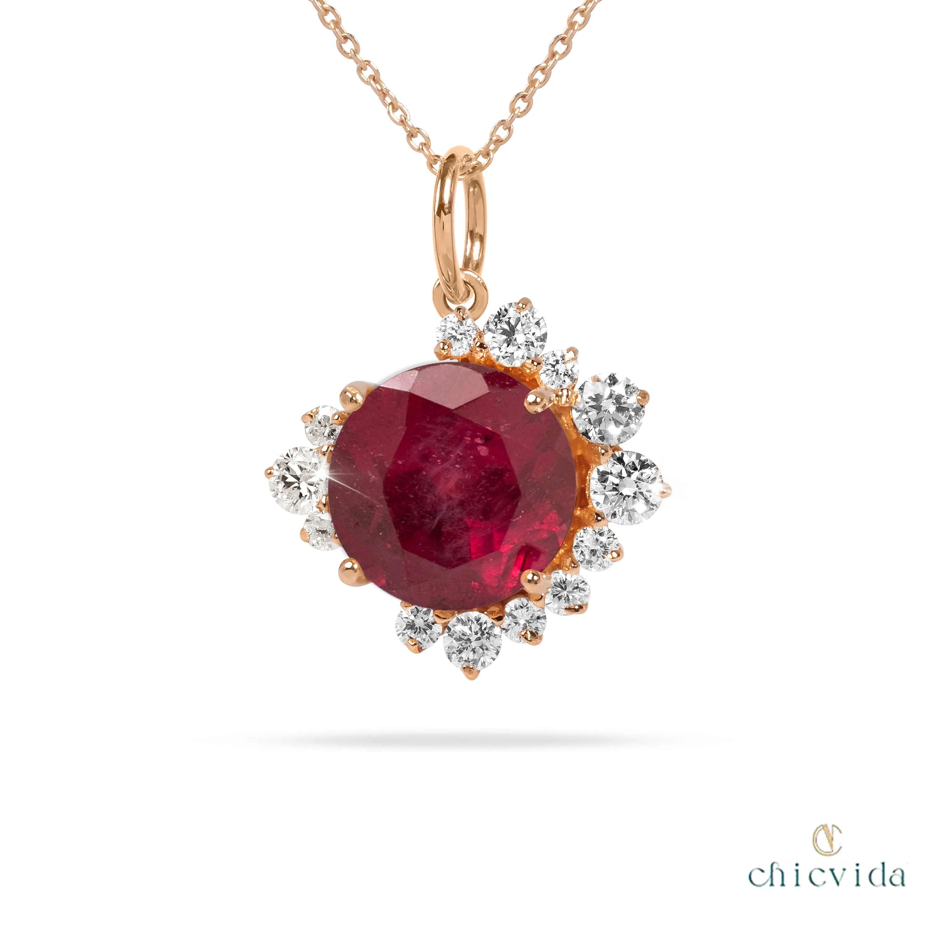 Jasmine Ruby Pendant