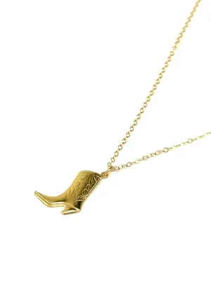 Jessie Cowboy Boot Necklace