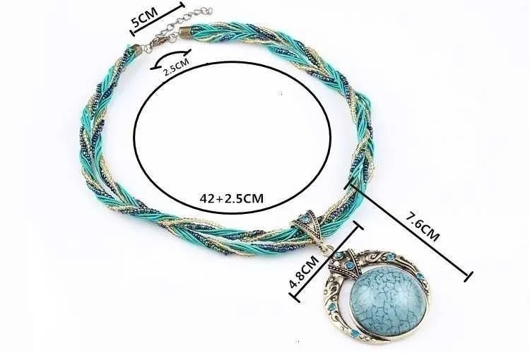 Jewellery - Bohemian Multi-layer Handmade Pendant