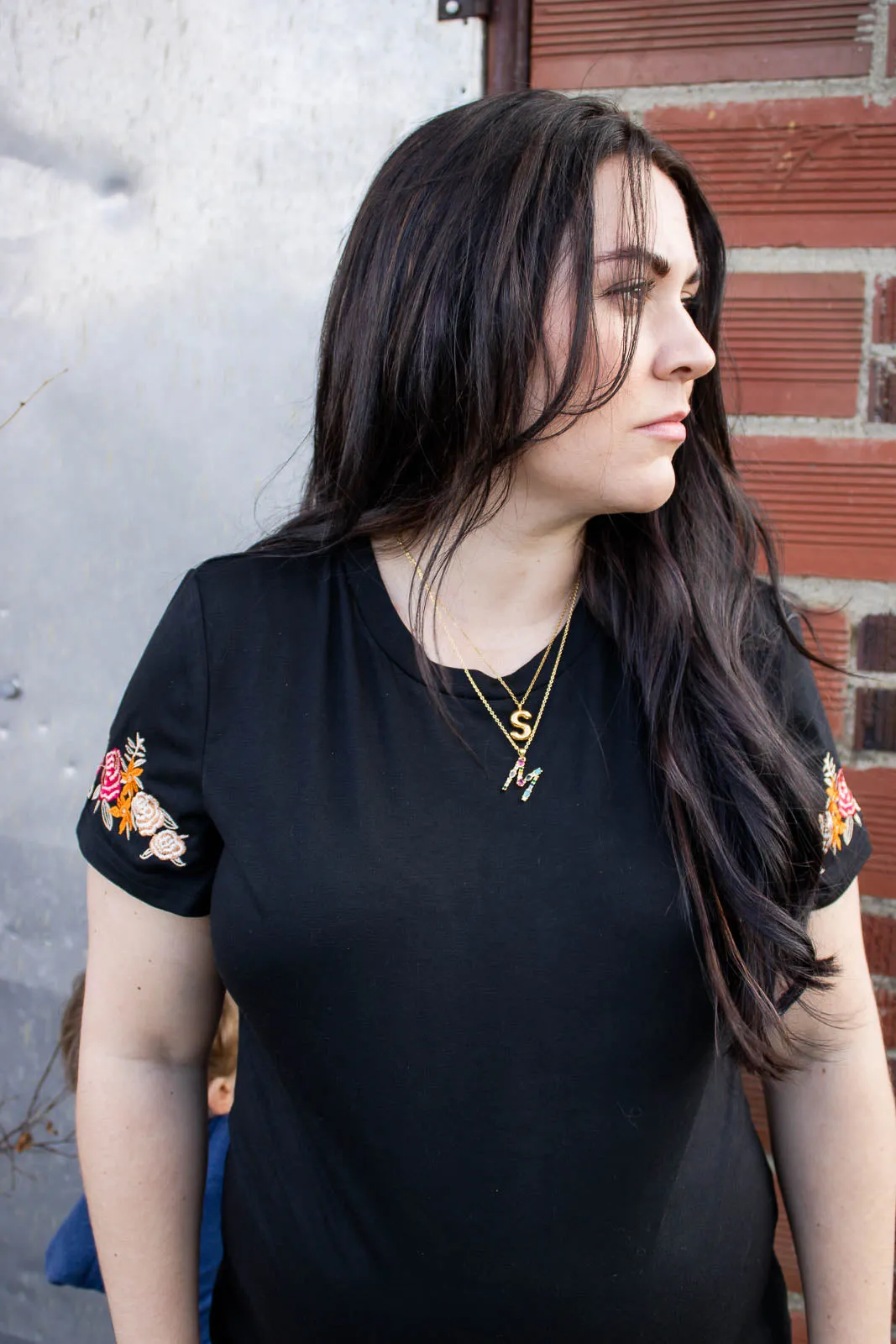 Jude Gem Initial Necklace