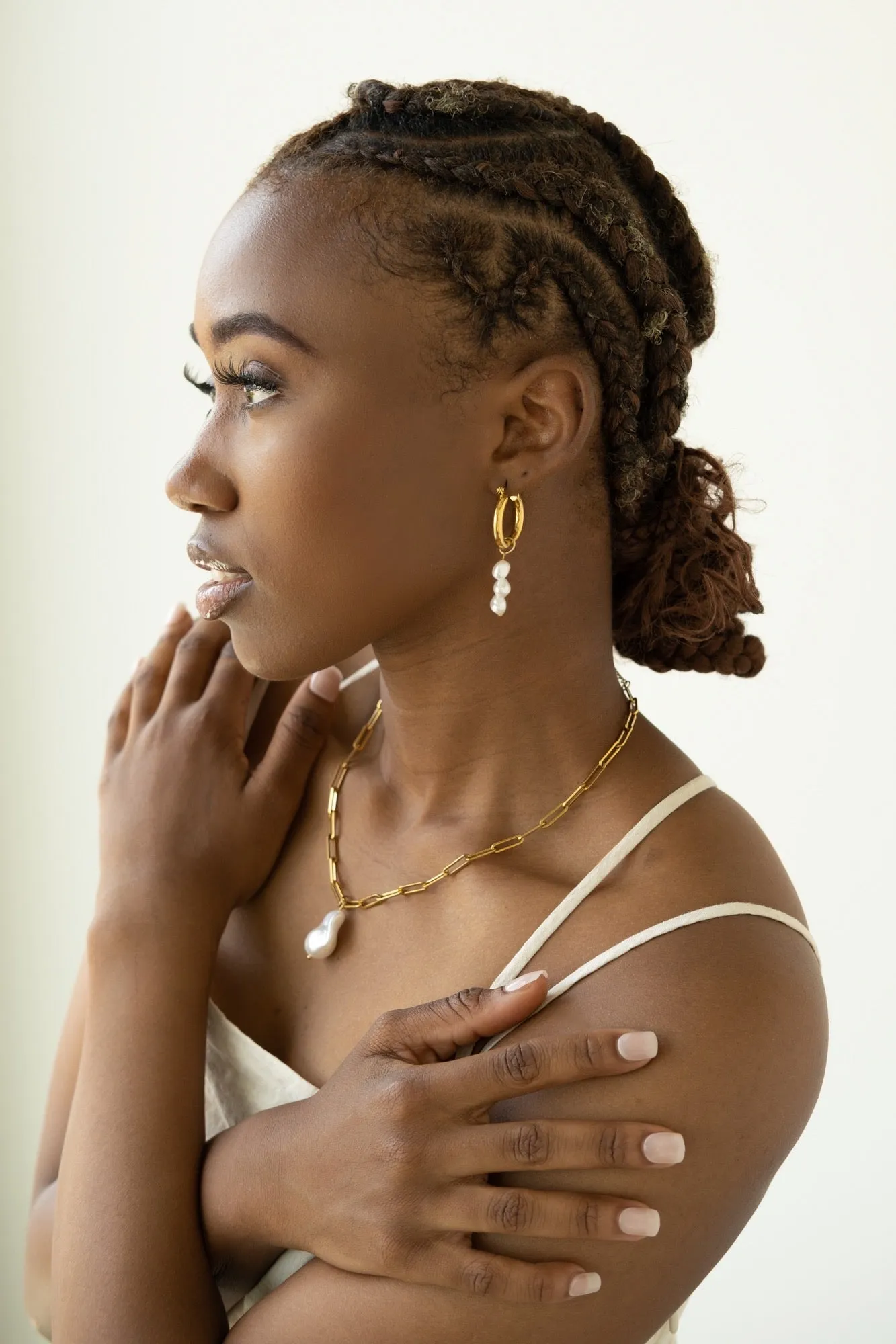 Jumbo Baroque Pearl Necklace