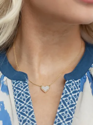 Kendra Scott Ari Heart Short Pendant Necklace