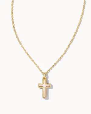 Kendra Scott Gold Cross Pendant Necklace