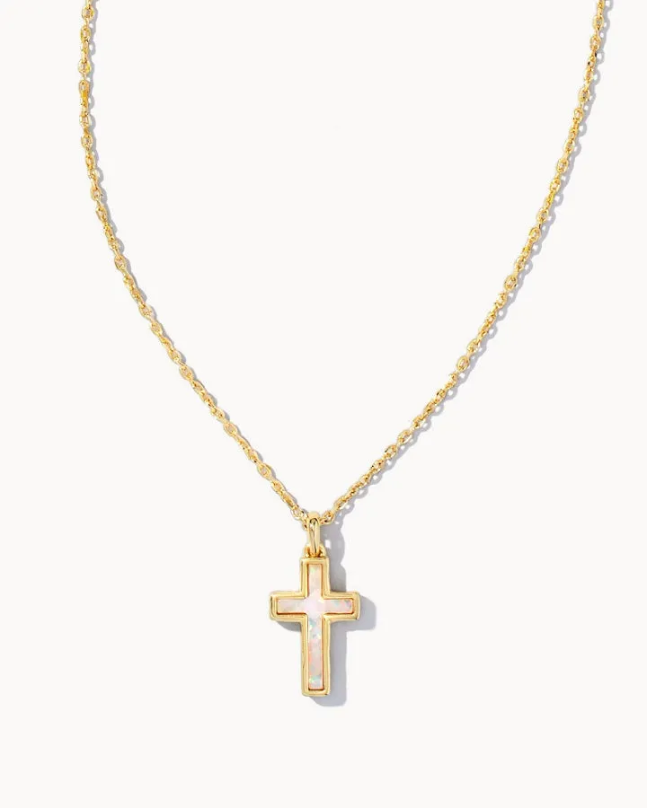 Kendra Scott Gold Cross Pendant Necklace