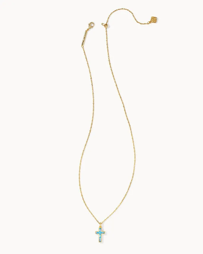 Kendra Scott Gold Cross Pendant Necklace