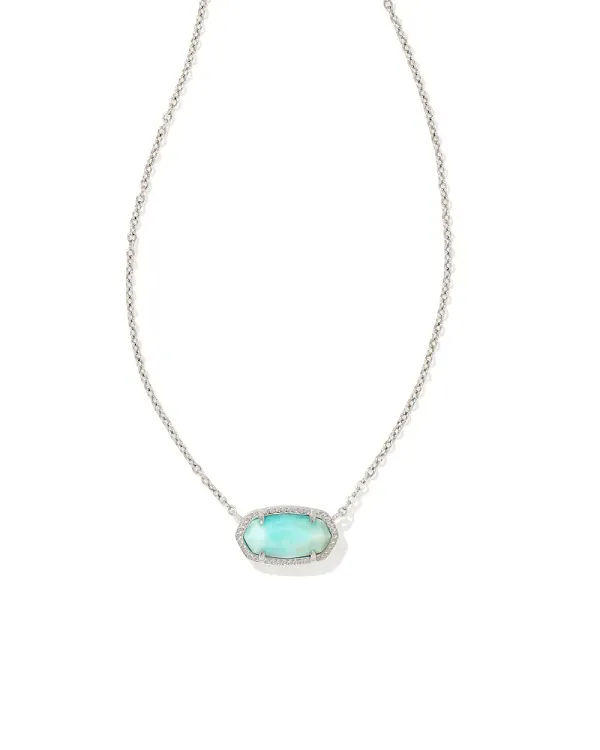 Kendra Scott Silver Elisa Pendant Necklace
