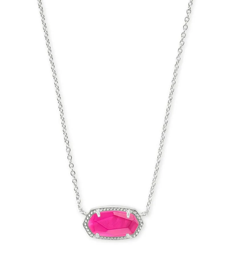 Kendra Scott Silver Elisa Pendant Necklace