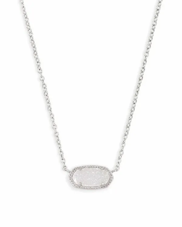 Kendra Scott Silver Elisa Pendant Necklace