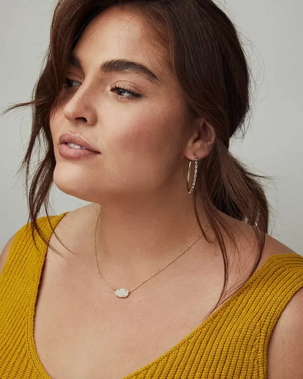 Kendra Scott Silver Elisa Pendant Necklace