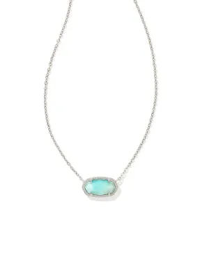 Kendra Scott Silver Elisa Pendant Necklace