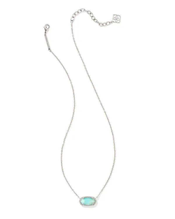 Kendra Scott Silver Elisa Pendant Necklace