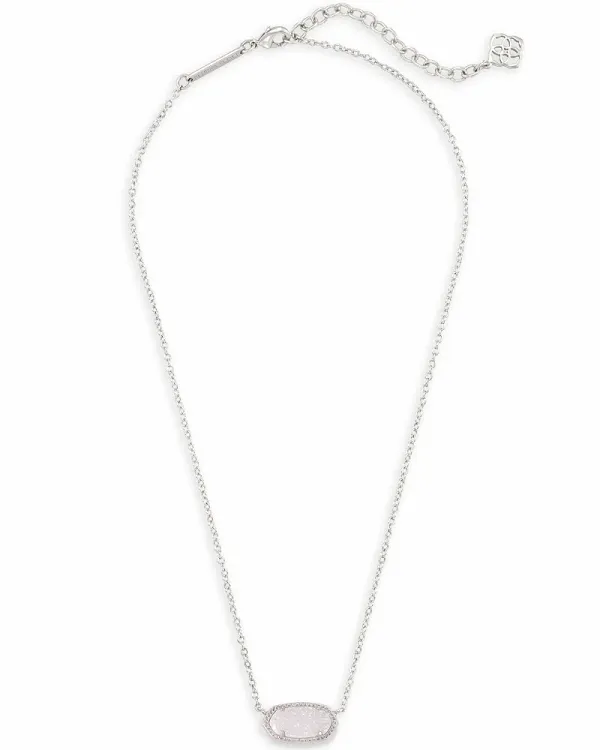 Kendra Scott Silver Elisa Pendant Necklace