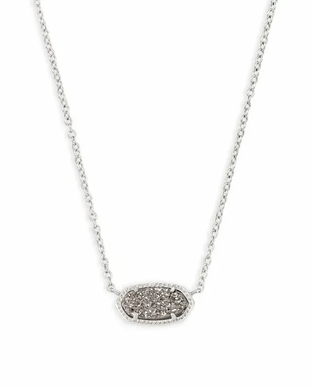 Kendra Scott Silver Elisa Pendant Necklace