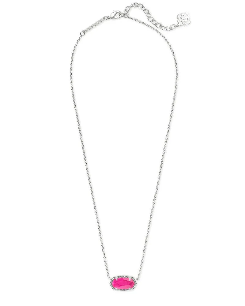 Kendra Scott Silver Elisa Pendant Necklace