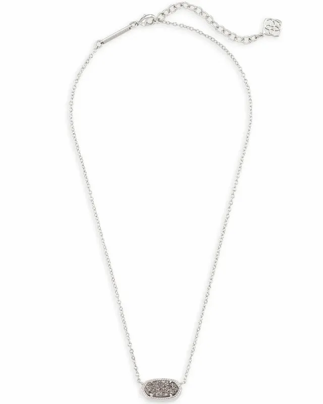 Kendra Scott Silver Elisa Pendant Necklace