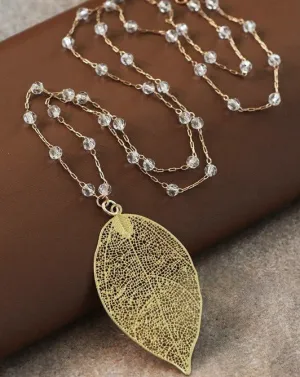 KHLOE CRYSTAL BEADED LAYERED NECKLACE