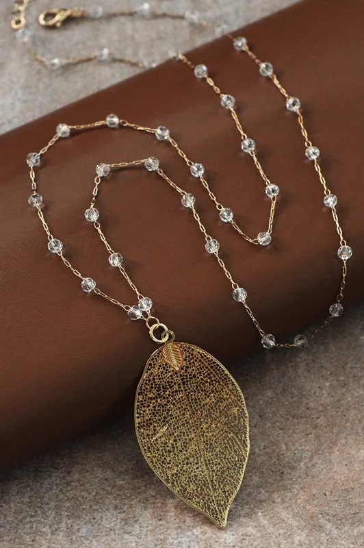 KHLOE CRYSTAL BEADED LAYERED NECKLACE