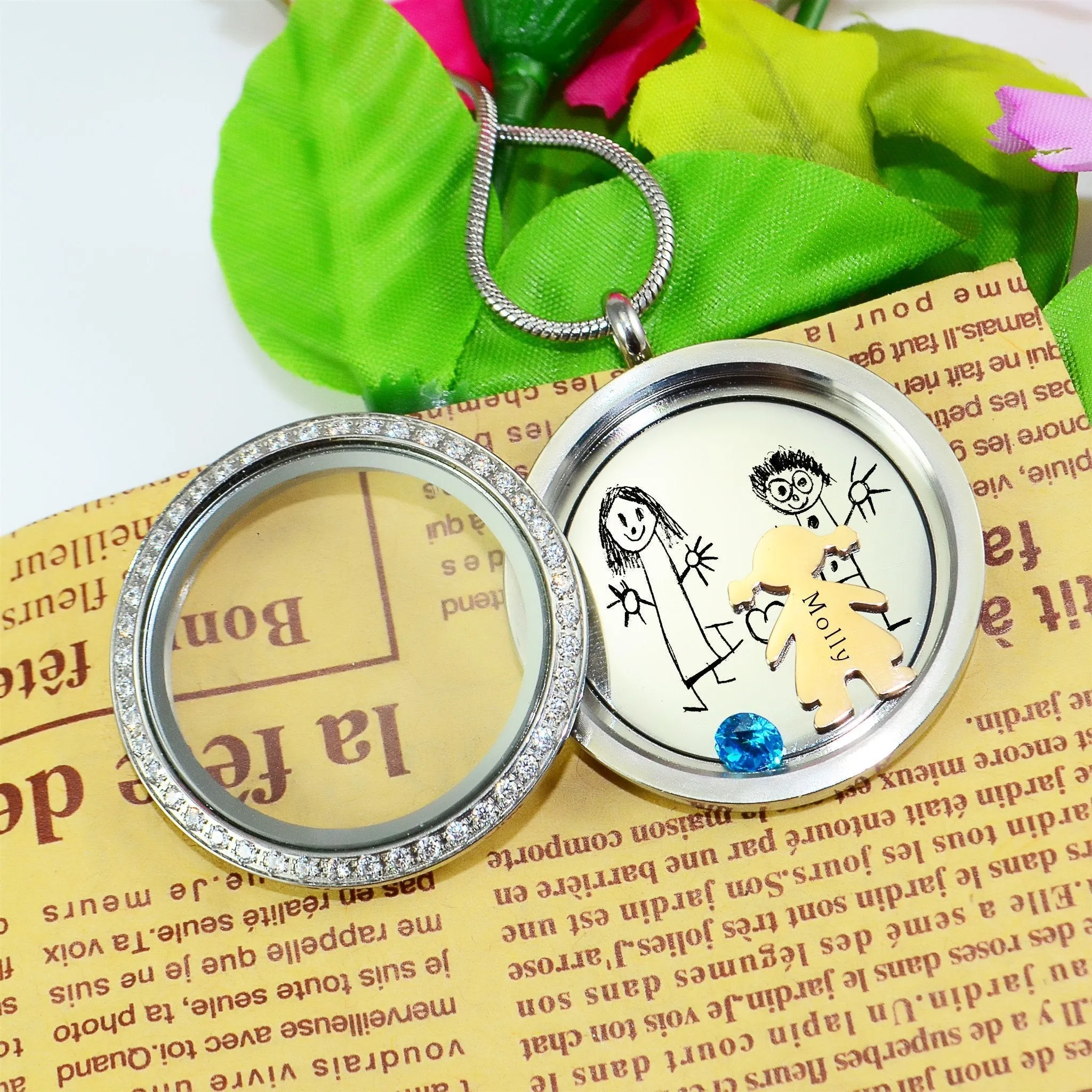 Kids Drawing Charm for Dream Locket