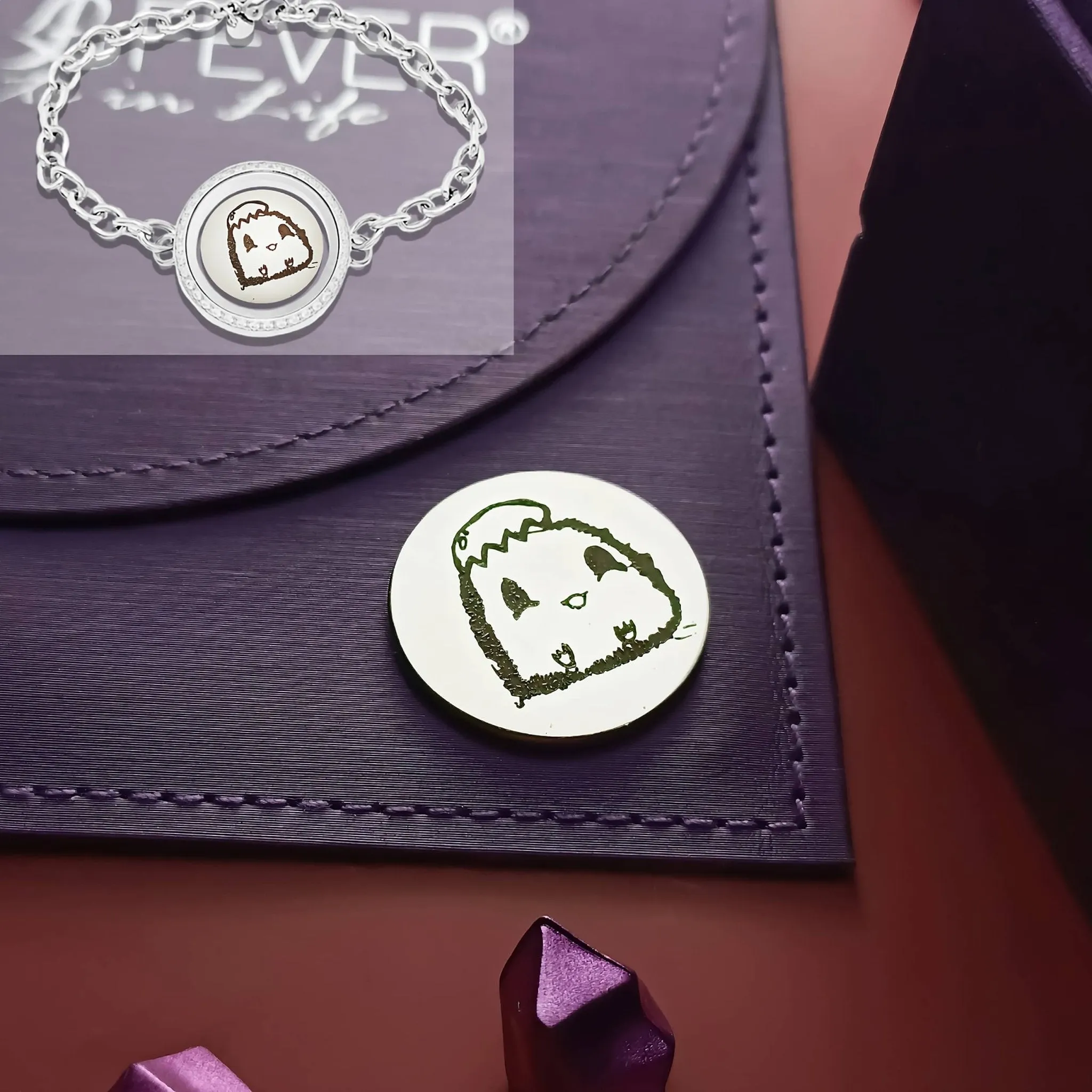 Kids Drawing Charm for Dream Locket