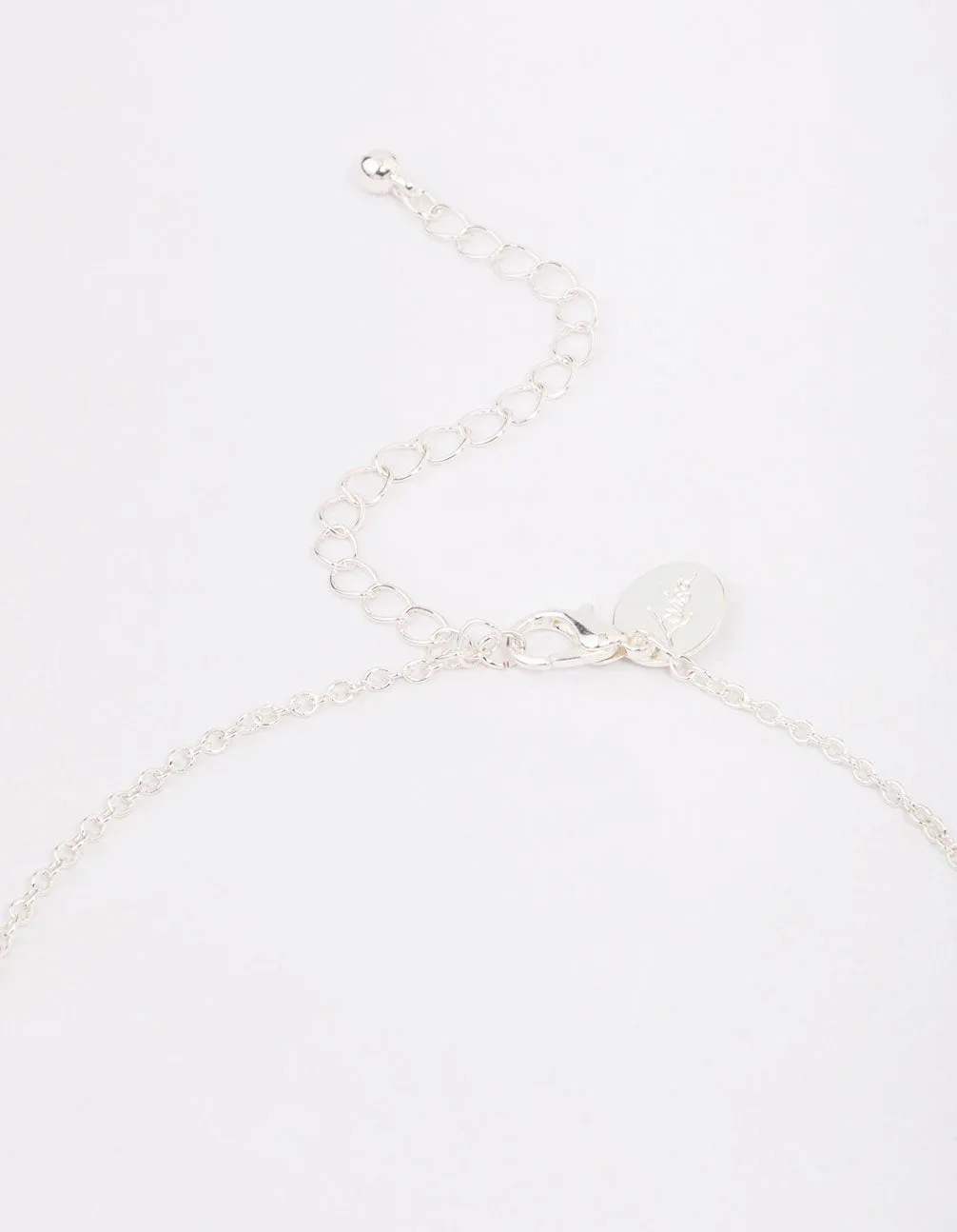 Kids Silver Glow In The Dark Pendant Necklace