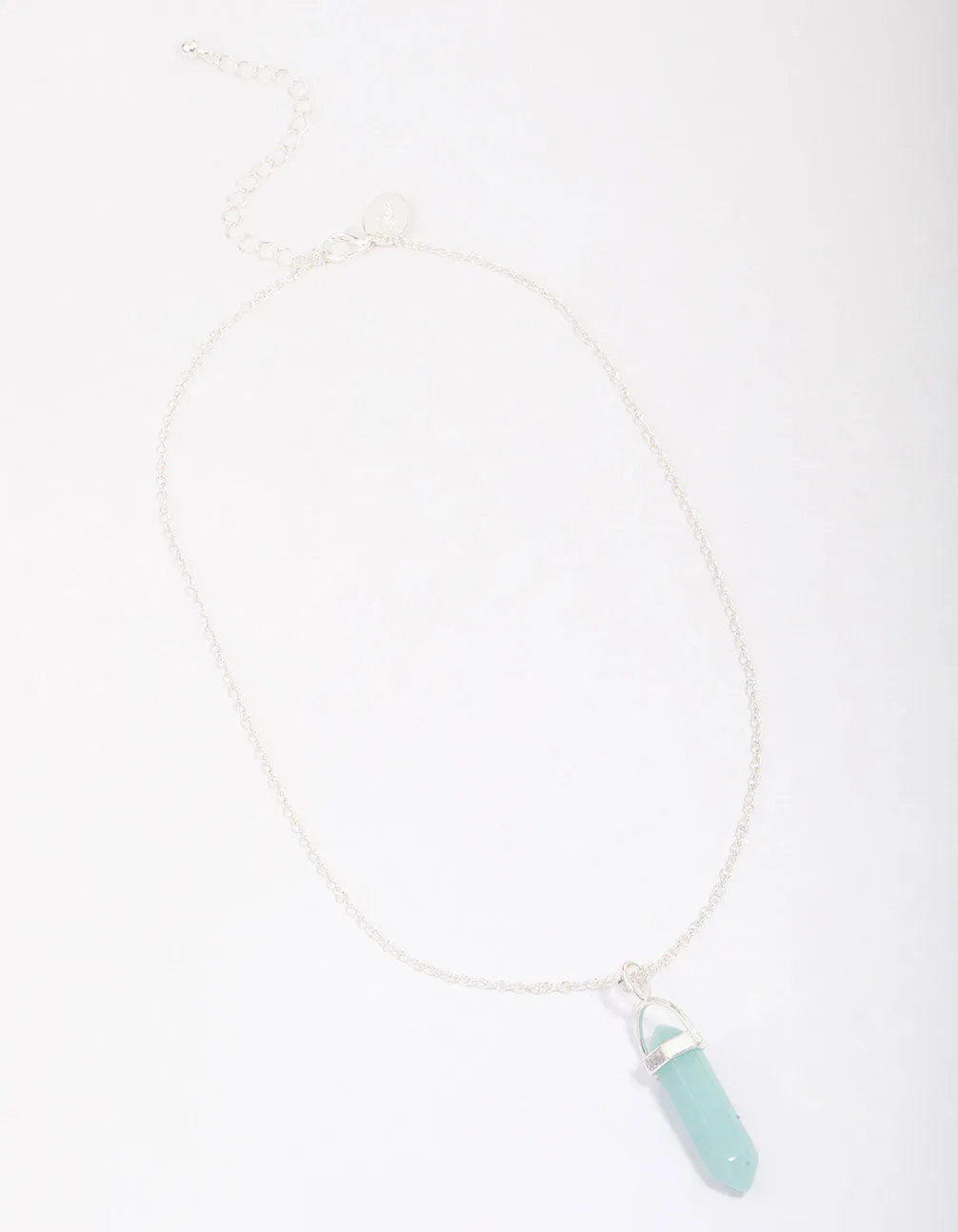 Kids Silver Glow In The Dark Pendant Necklace