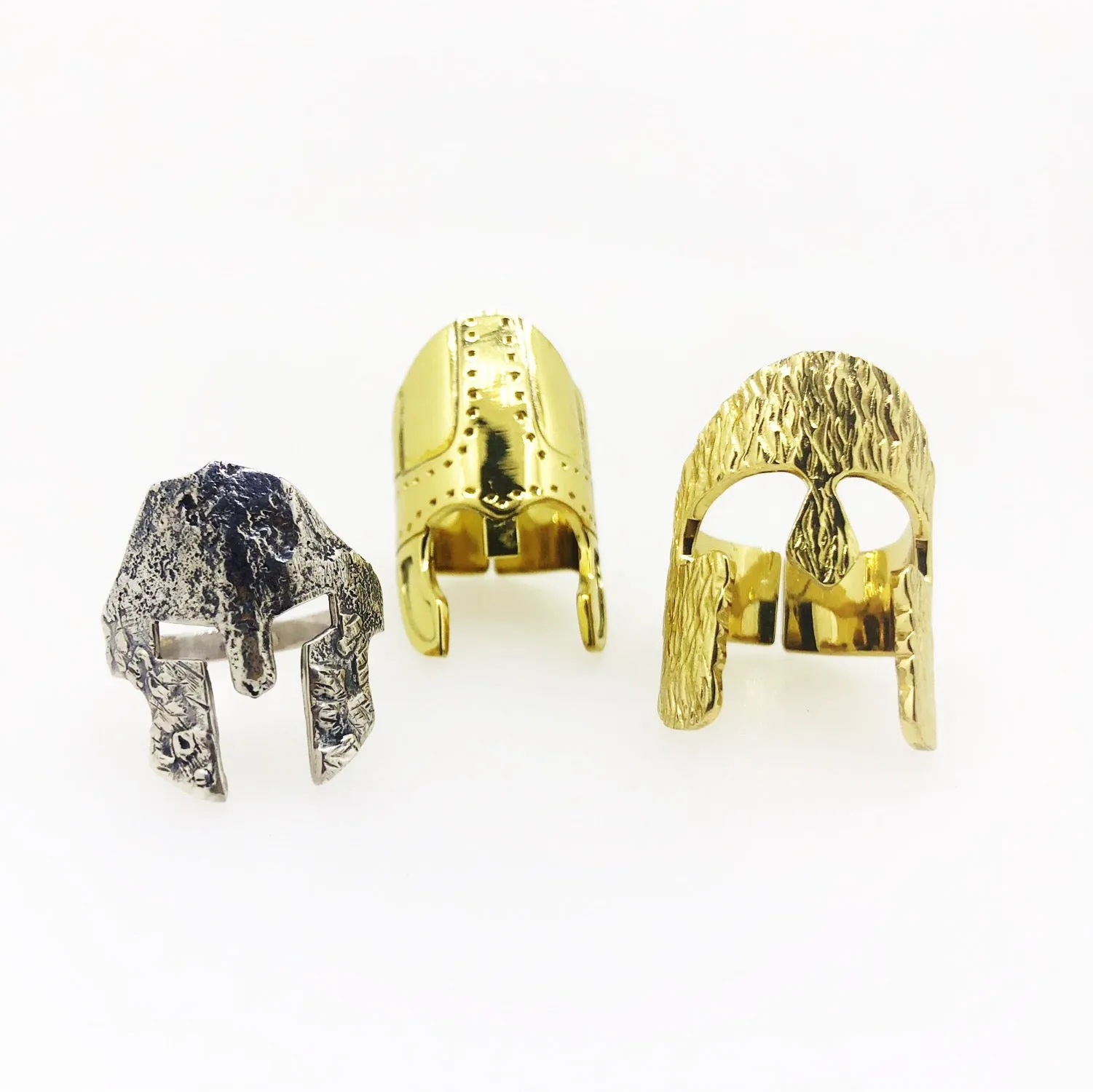Knight’s Helmet Ring Handmade - Thumb ring or normal