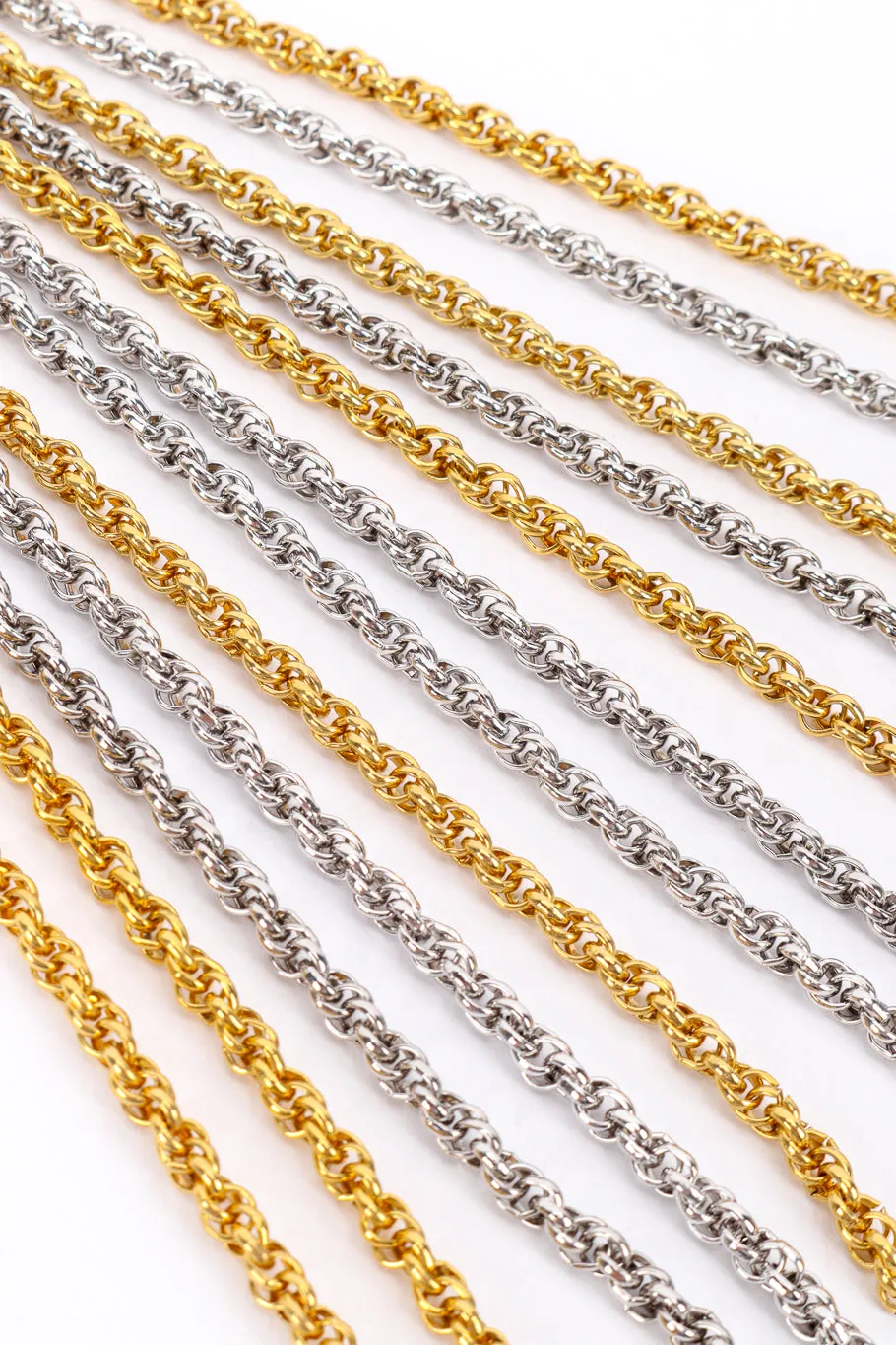 Knotted Mixed Metal Necklace