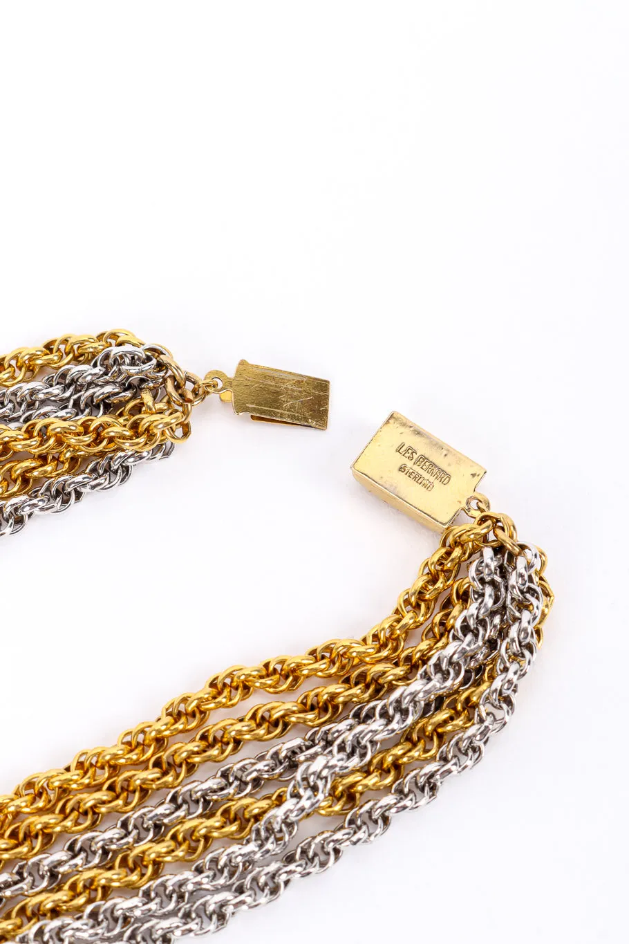 Knotted Mixed Metal Necklace