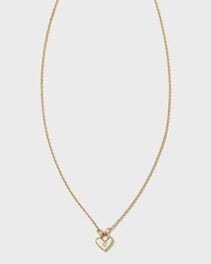 KS Tiny Heart Padlock Necklace