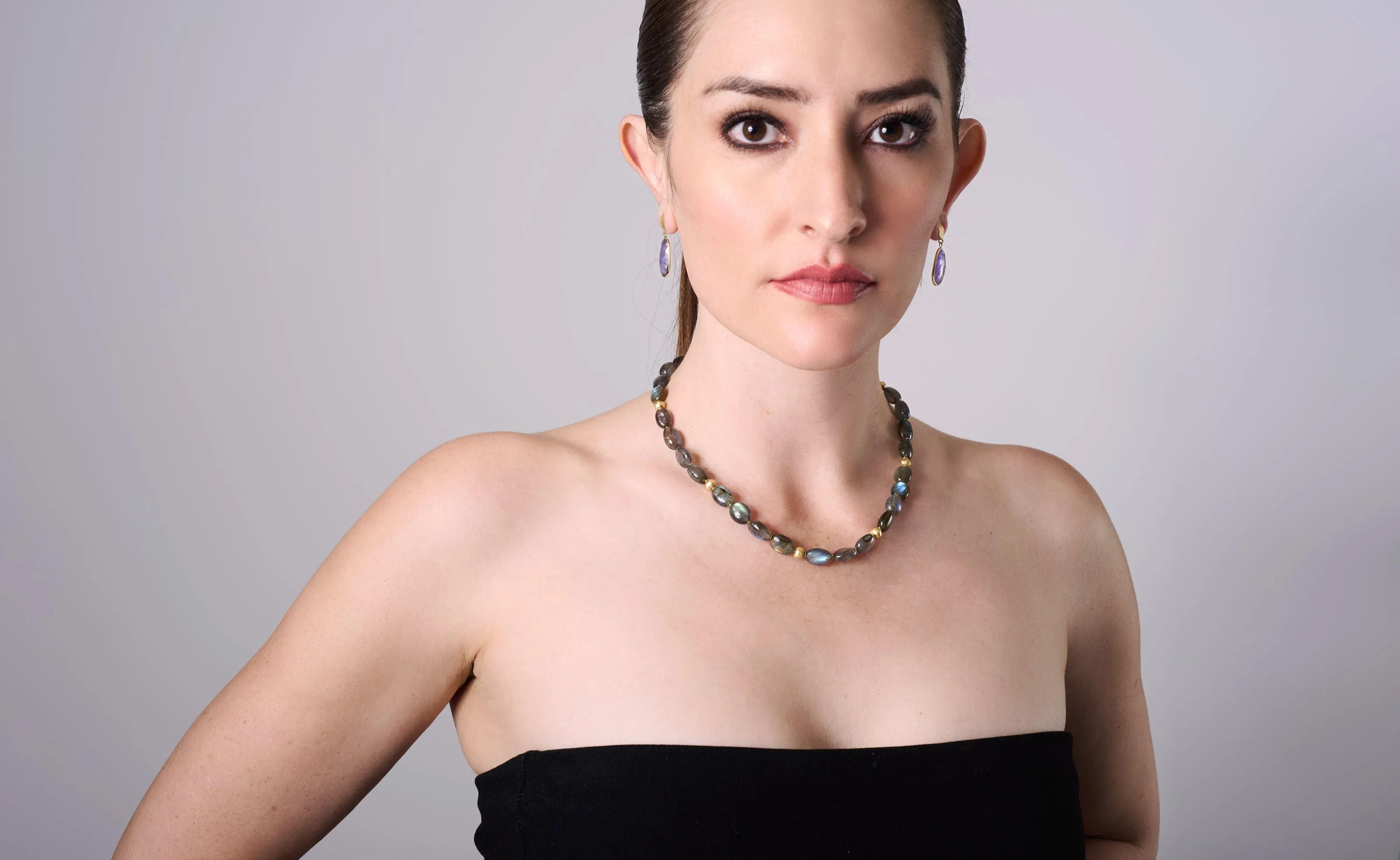 Labradorite Bead Necklace