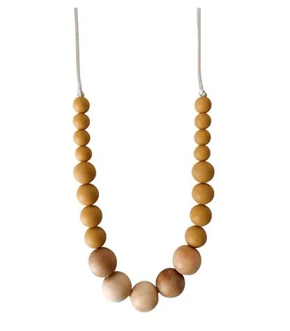 Landon Mustard Teething Necklace