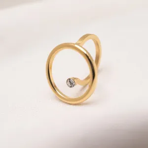 Lani Ring With Rhinestone