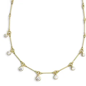 Lantern Necklace - 7 Diamonds