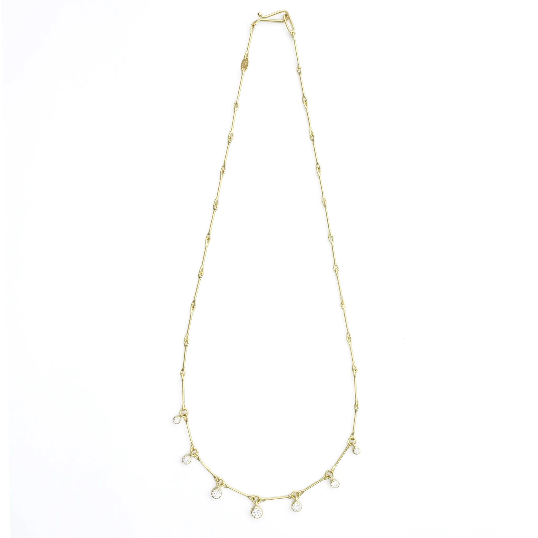 Lantern Necklace - 7 Diamonds