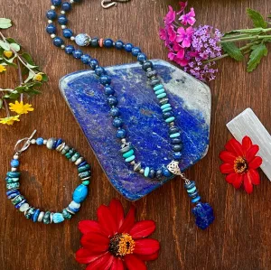 Lapis Nugget Necklace