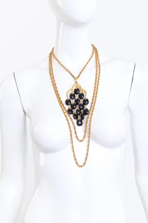 Layered Drop Waterfall Necklace