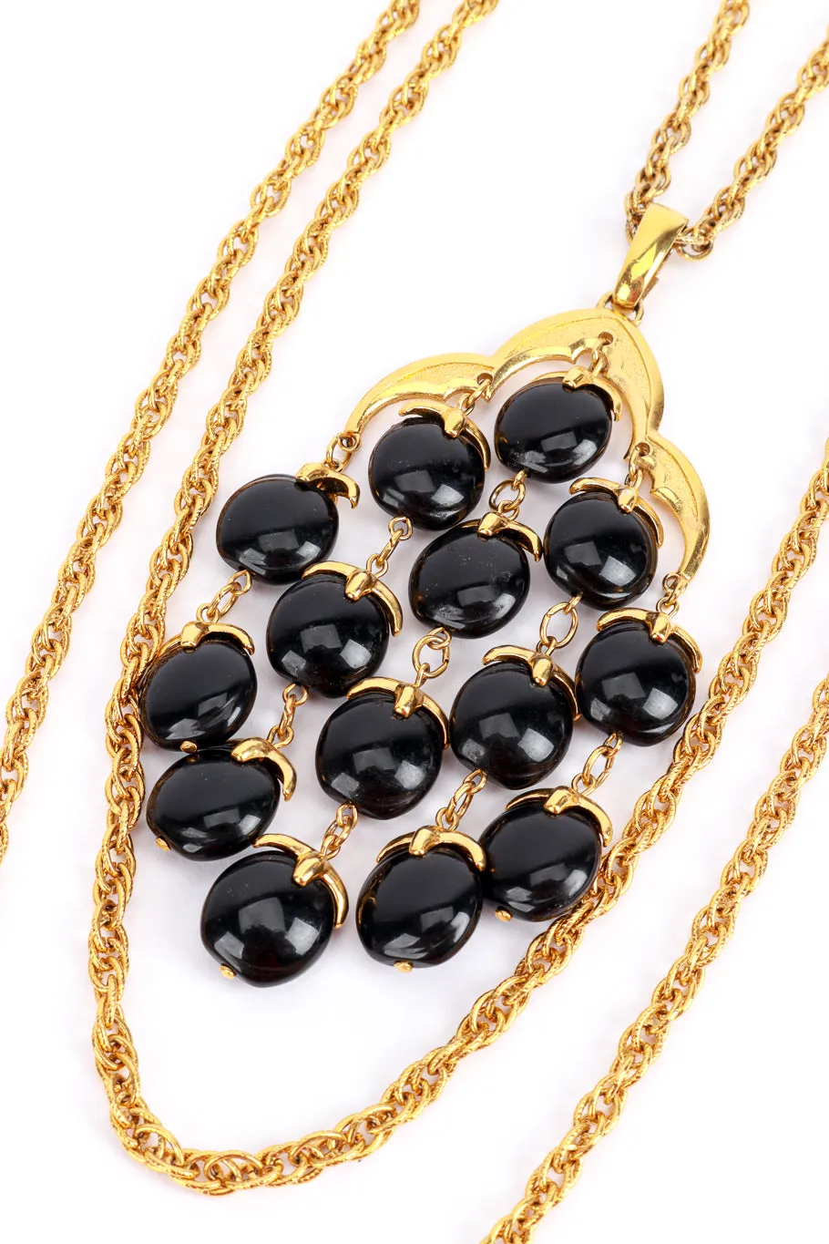 Layered Drop Waterfall Necklace