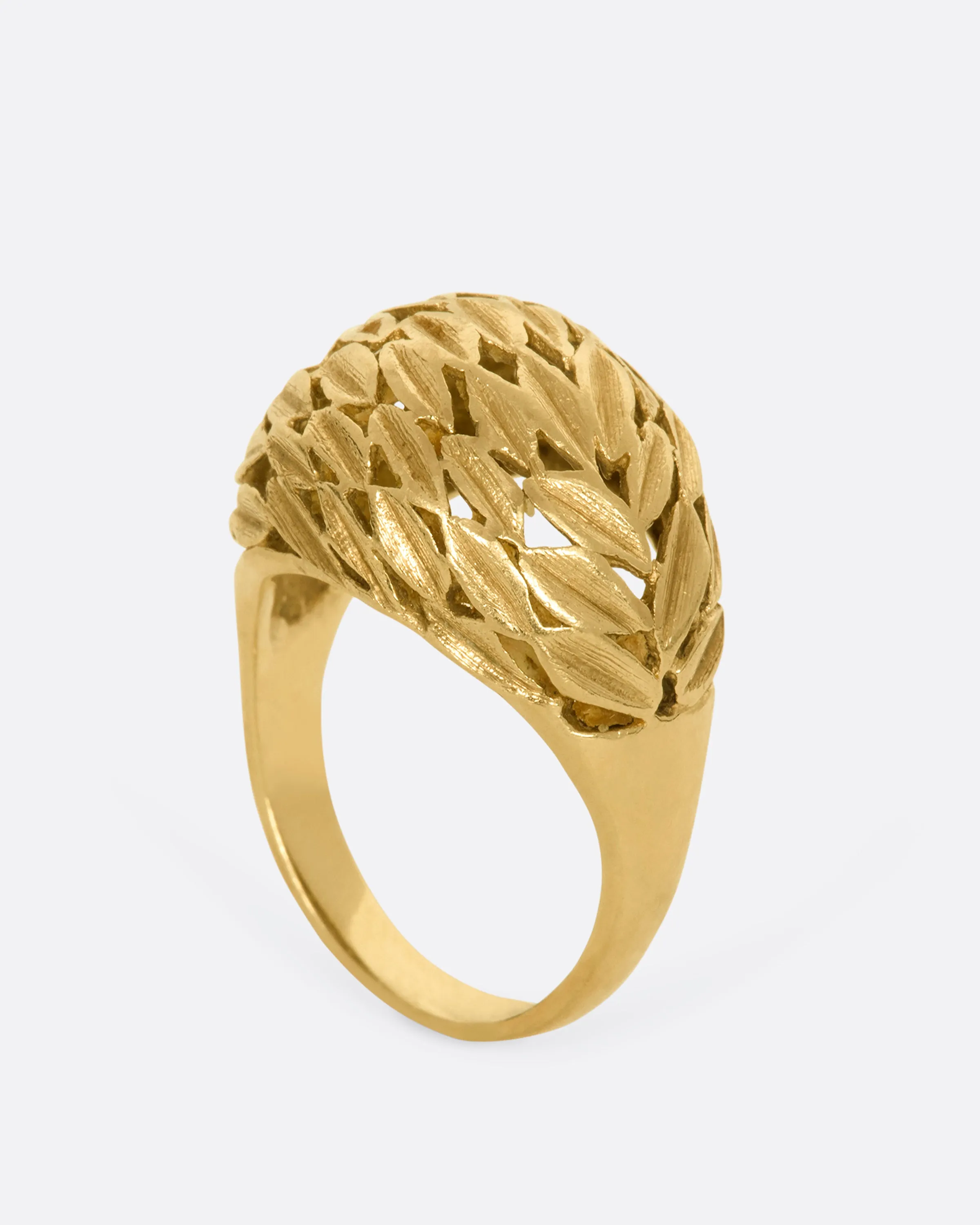 Leaf Dome Ring