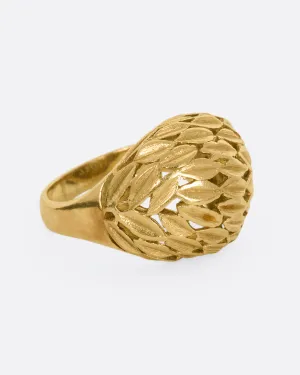 Leaf Dome Ring